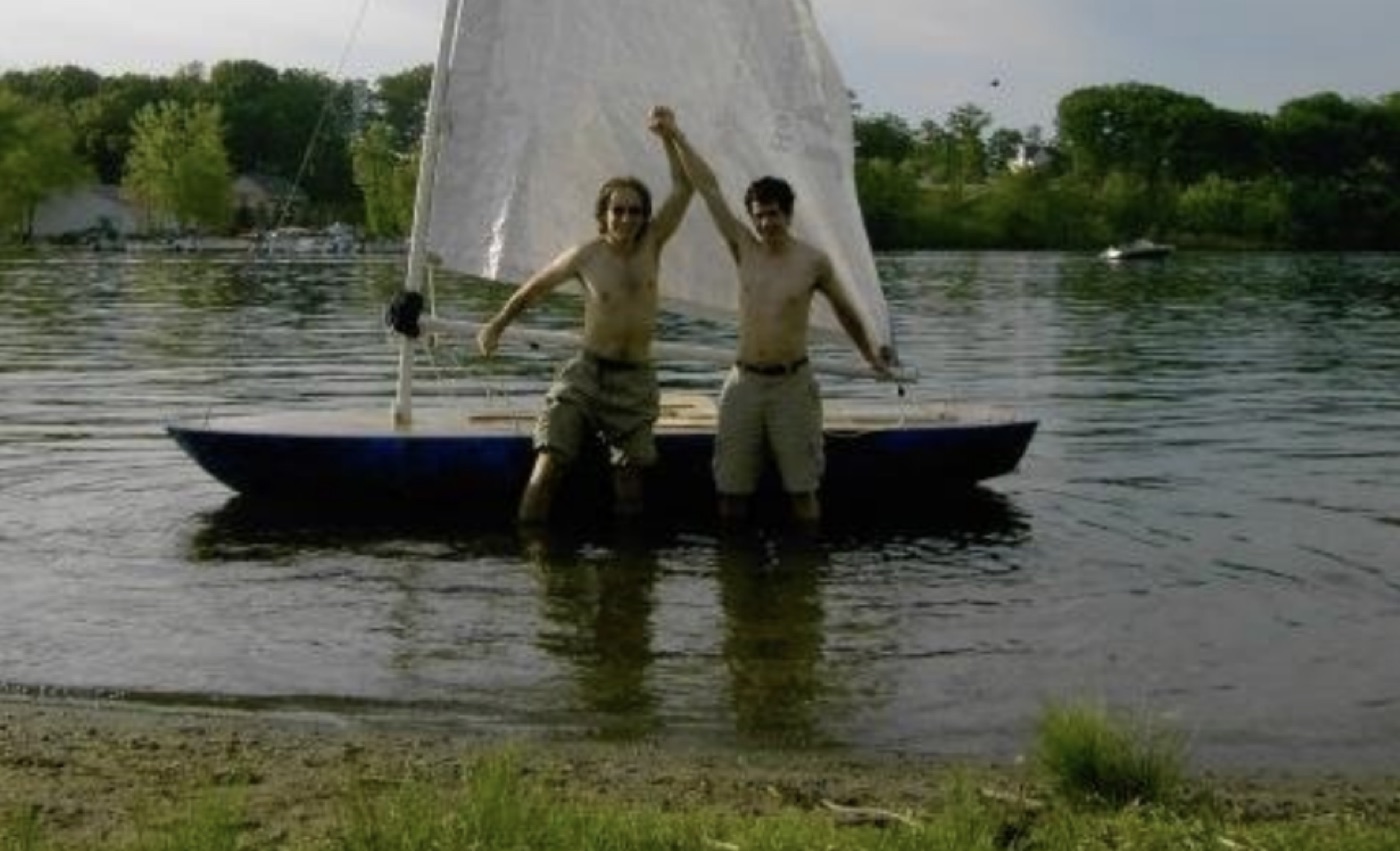 13ft sailing dinghy — image 2 of 2
